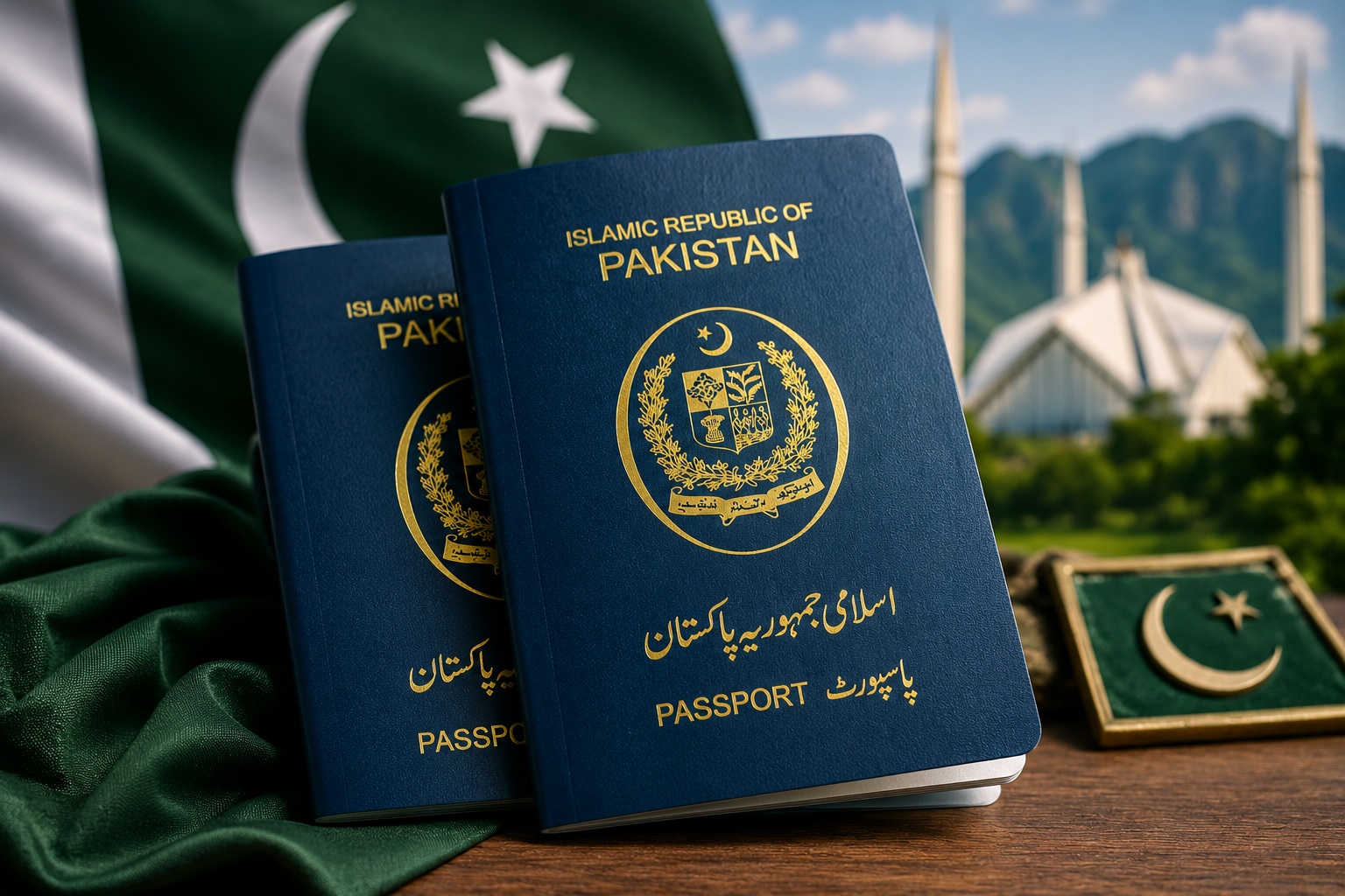 Blue Passport in Pakistan