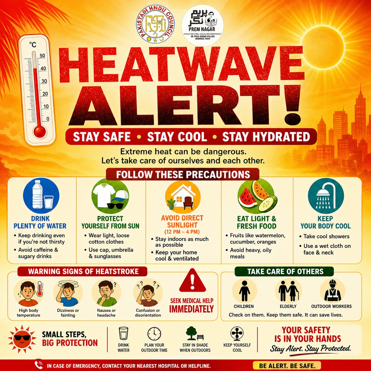 Heatwave Awareness Campaign by Pakistan Hindu Council